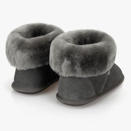 Ladies Albery Sheepskin Slipper  Granite Extra Image 5